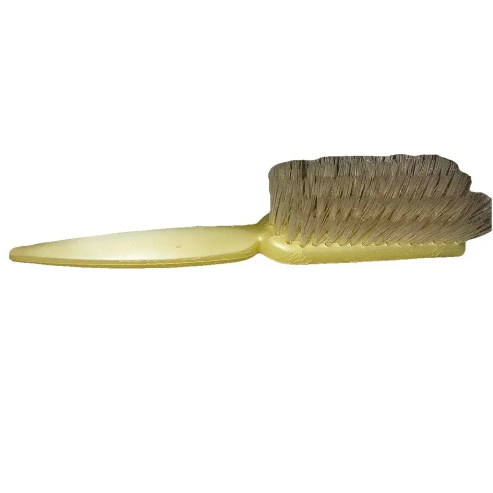 Vintage Prolon 34 Hair Brush Yellow Pearlescent Nylon Bristles
